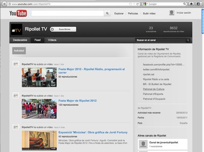 Vídeos resum de la Festa Major de Ripollet 2012 i de la programació cara al públic de la ràdio.