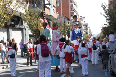 Sol radiant i molta calor a la Trobada de Gegants.