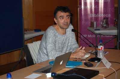 El president sortint i nou tresorer, Jordi Jorba