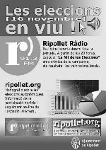 Ripollet Ràdio i ripollet.org, les eleccions des de l'òptica local.
