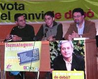 Autonòmiques 2003ICV-EUIA es proclamen "d’esquerres de debò".