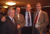 Reconeixement dels dirigents esportius catalans a Joan Arnau.