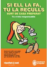 Comença la campanya "Si ell la fa, tu la reculls".