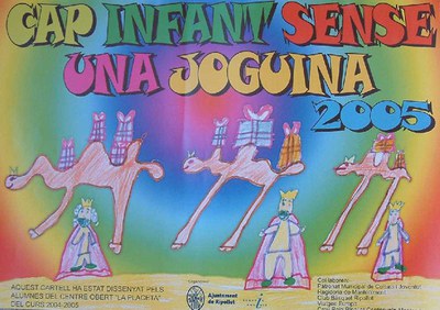 Recollida de joguines per a les famílies necessitades.