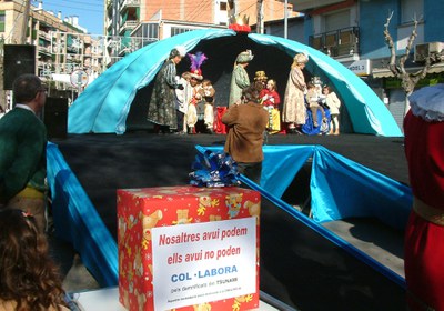 Recollida solidària de les cartes als Reis Mags.