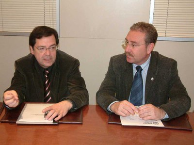 El delegat de Govern visita Ripollet per a millorar la col·laboració en seguretat ciutadana.