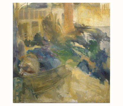 Josep Casanova, d’Esparraguera, guanya el Concurs de pintura ràpida 'Vila de Ripollet'.