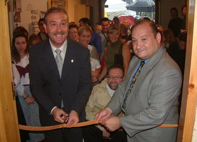 Inauguració del Molí d’en Rata passada per aigua.