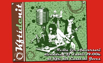 Festa 1er aniversariEl Kftí posa en marxa la programació estable de nit.