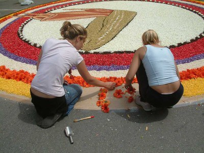 Rècord de catifes florals per Corpus.