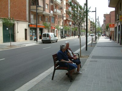 Horari d'hivern de la Rambla de Sant Jordi.