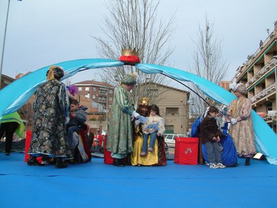 Els Reis Mags porten la il·lusió als més petits.