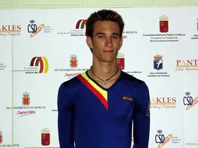 Carles Gasset, quart patinador del rànquing mundial, al CPA Ripollet.