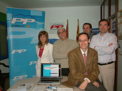 MUNICIPALS 2007: El PP de Ripollet presenta el seu programa de govern 2007-2011.
