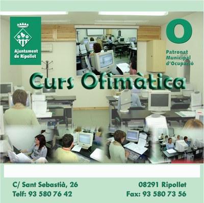 Nou programa de cursos informàtics al Patronat Municipal d'Ocupació.