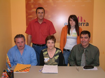 MUNICIPALS 2007: ERC a Ripollet presenta el seu programa de govern.