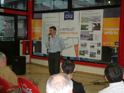 MUNICIPALS 2007: CIU presenta el seu programa d'esports.