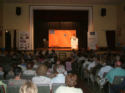 MUNICIPALS 2007: CiU posa èmfasi en animar l'electorat a anar a votar.