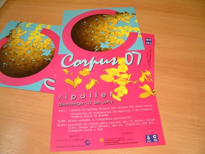 Ripollet es prepara per la celebració del Corpus 2007.