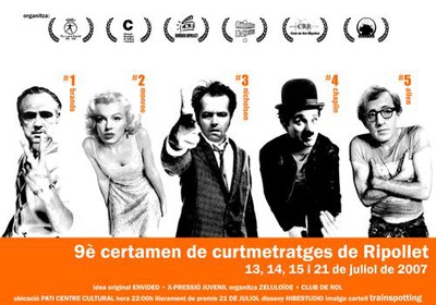 Llistat dels curts seleccionats per al Certamen de curtmetratges de Ripollet.