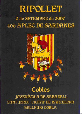 El tradicional aplec sardanista arriba a la 40a edició.