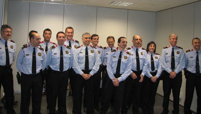 Els Mossos d'Esquadra del Vallès Occidental presenten els seus caps locals.