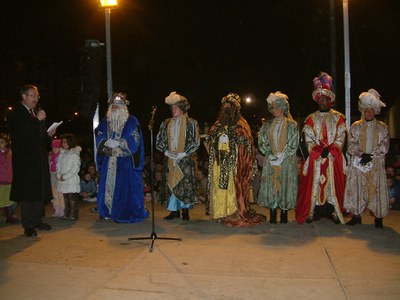 Els Reis Mags d'Orient recullen les cartes dels nens i nenes de Ripollet.