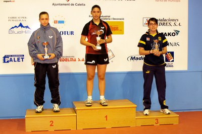 Berta López primera per equips i tercera en individuals.