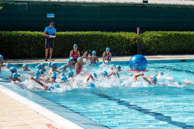 Fotografia del Triatló de l'any 2024 cedida pel RUA.