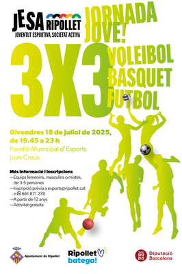 Arriba la Jornada Jove 3x3 a Ripollet.