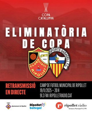 Primer equip del CF Ripollet a Primera Catalana.