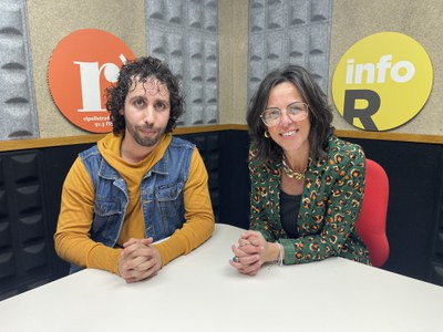 Graci Mora, codirectora, i Eric Plata, dinamitzador de joves del Centre d'Esplai La Gresca.