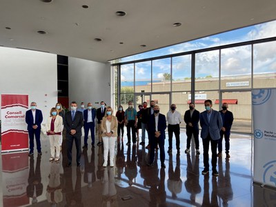 El Grup Impulsor del Pacte per la Reindustrialització, a Barberà del Vallès. Foto: Consell Comarcal del Vallès Occidental..