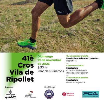 El Cros Vila de Ripollet celebra la seva 41a edició aquest diumenge, 19 de novembre.