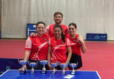 Els medallistes del CTT Ripollet, Lídia Rico, Mireia Peretó, Marta Peñarando i Raúl Porta. Font de les fotos: CTT Ripollet..