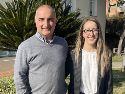 El cap de llista del PSC, Luís Tirado i Melodi Lopez, independent..