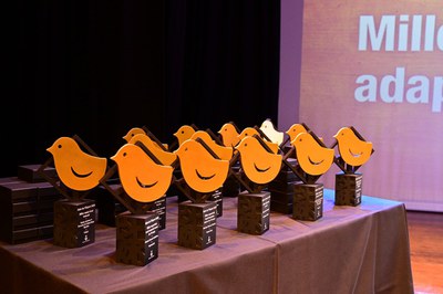 Guardons lliurats durant la Gala de l'Esport 2025.