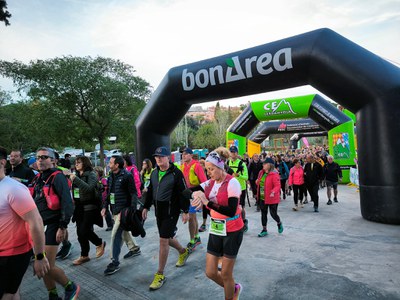Fotografia del punt de sortida de la caminada. Foto: Jordi Prades, AFOCER..