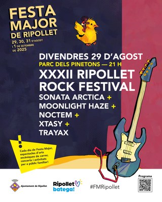 Ja és Festa Major! El pregó i el Ripollet Rock algunes de les activitats destacades de divendres.