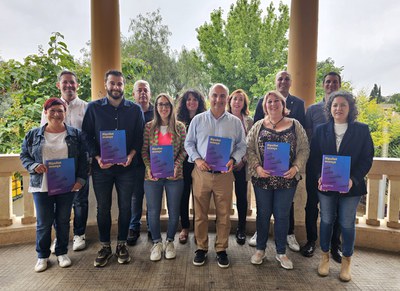 L'Equip de Govern amb el Pla d'Acció Municipal 2023-2027 ‘Ripollet avança’.