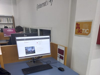 La Biblioteca Municipal s'estrena com a nou centre col·laborador ACTIC.