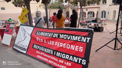 L'entitat Acollim Cerdanyola Ripollet difon un manifest amb motiu del Dia Internacional de les Persones Refugiades  i Migrades.
