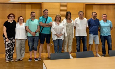 Nova junta directiva del CB Ripollet. Foto: CB Ripollet..
