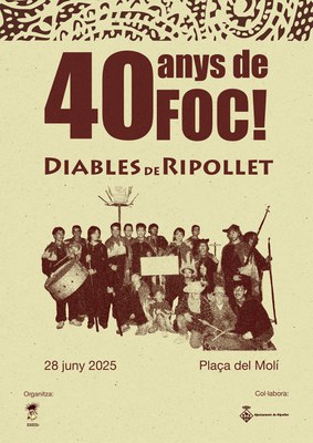 Diables es prepara per celebrar la cloenda del seu aniversari "40 anys de foc!".
