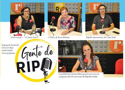 Ripollet Ràdio enceta el seu 25è aniversari amb una vintena de programes de cara al públic en la Festa Major.