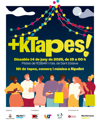 Torna el +kTapes! aquest dissabte a la tarda-nit.