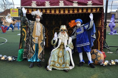 Tot a punt per donar la benvinguda a Ses Majestats els Reis d’Orient.