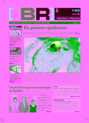 Butlletí número 140 (Juliol 2008)