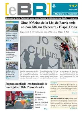 Butlletí número 147 (Març 2009)