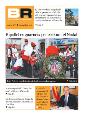 Butlletí número 155 (Desembre 2009)